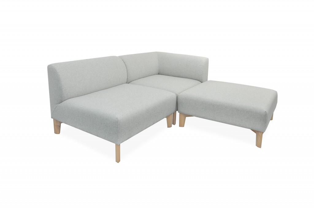 kampine-sofa-pilka